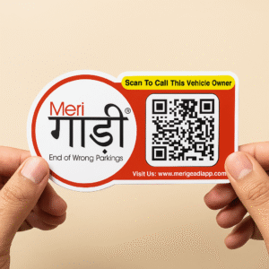 Buy Meri Gaadi Smart QR Code Sticker